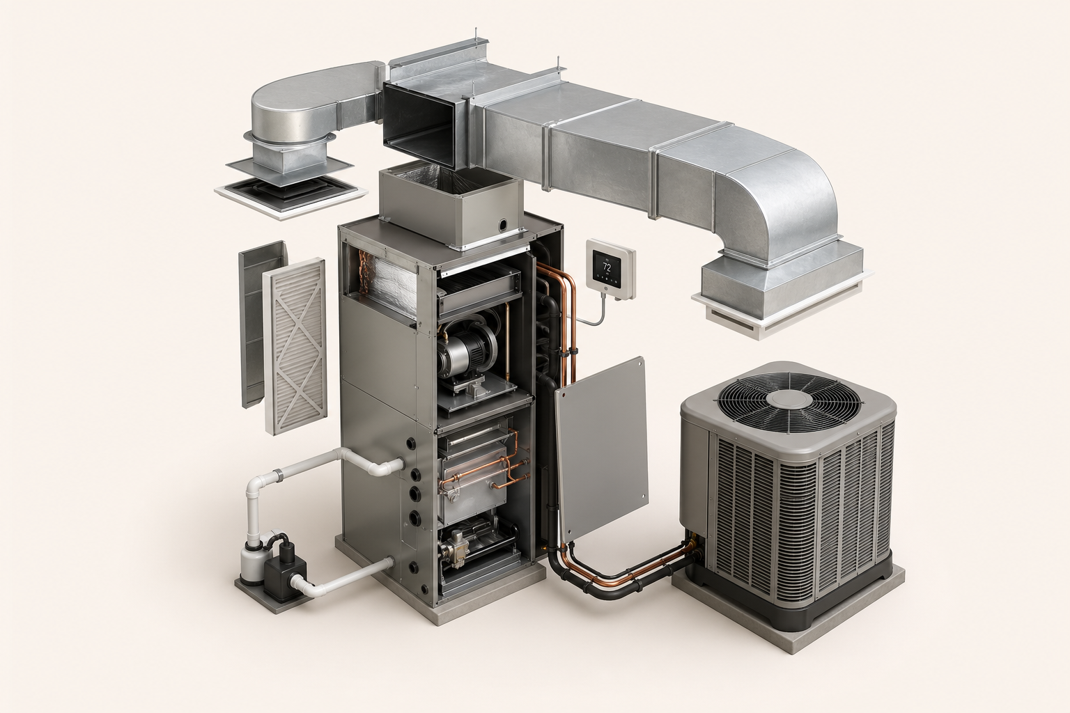Connected HVAC equipment
